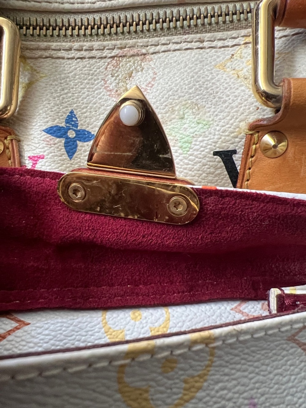 Louis Vuitton Multicolor Monogram Satchel speedy Murakami - Picture 14 of 14